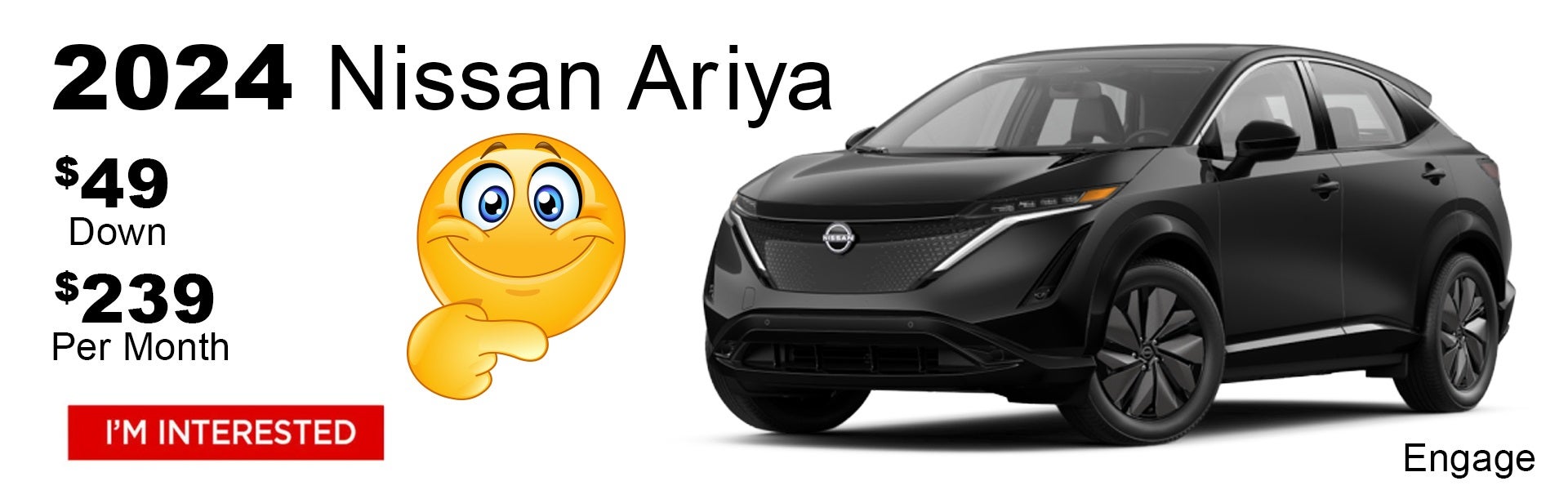 New Nissan Ariya $49 Dealer Special